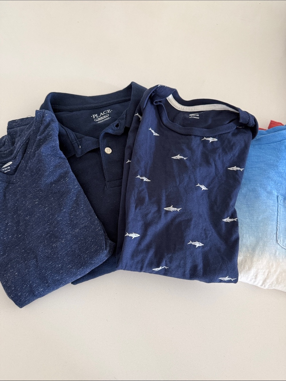 Boys’ navy shirt bundle